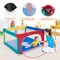 Large Safety Play Center Yard with 50 Balls for Baby Infant